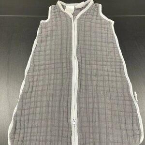 aden + anais Charcoal Sleep Sack with White Trim